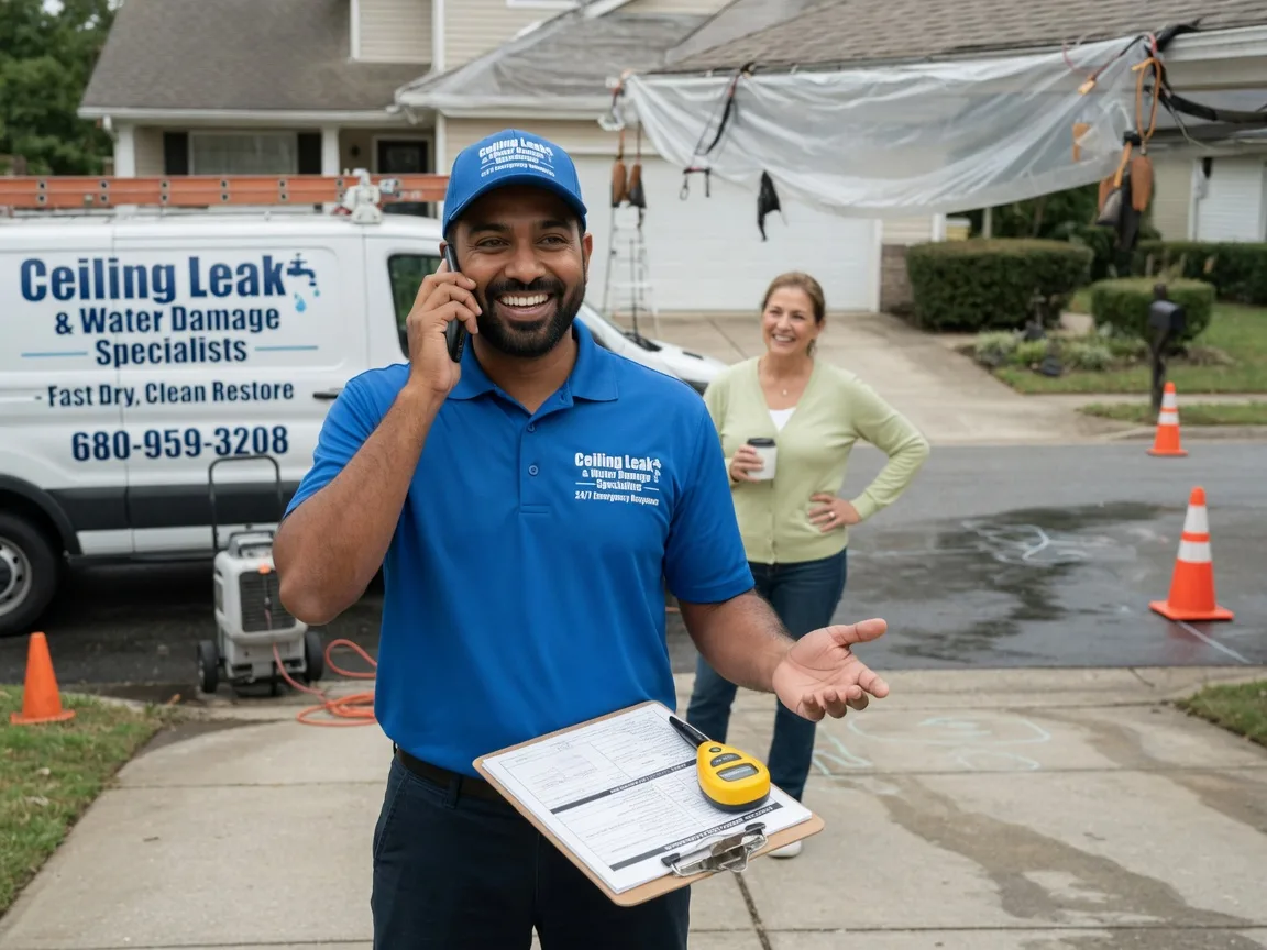 Ceiling Leak Cleanup Shawnee, WY FAQs
